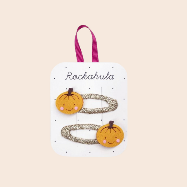 Little Pumpkin Hair Clips