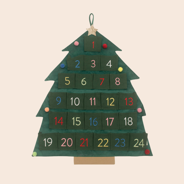 Reusable Christmas Tree Advent Calendar