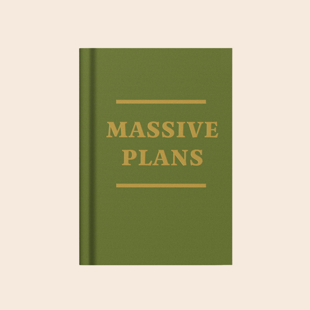Massive Plans Mini Notebook