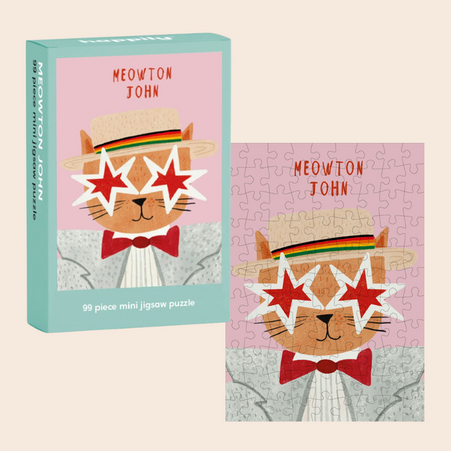 Mini 99 Piece Jigsaw: Meowton John