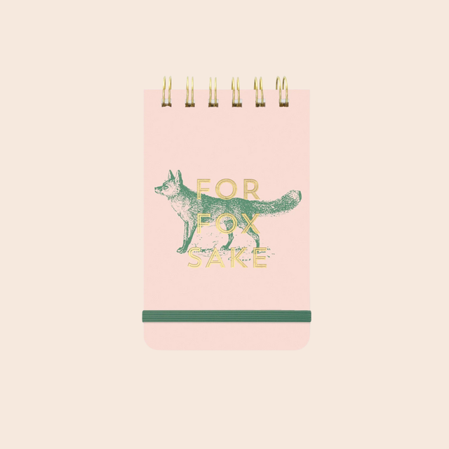 For Fox Sake Wire Notepad