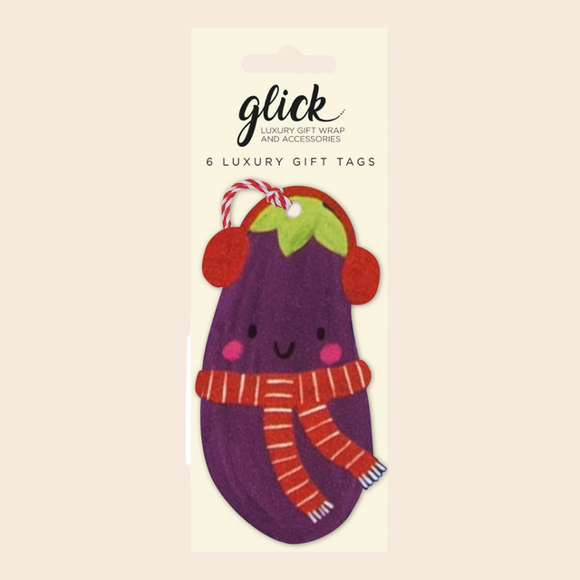 Cosy Aubergine Gift Tags