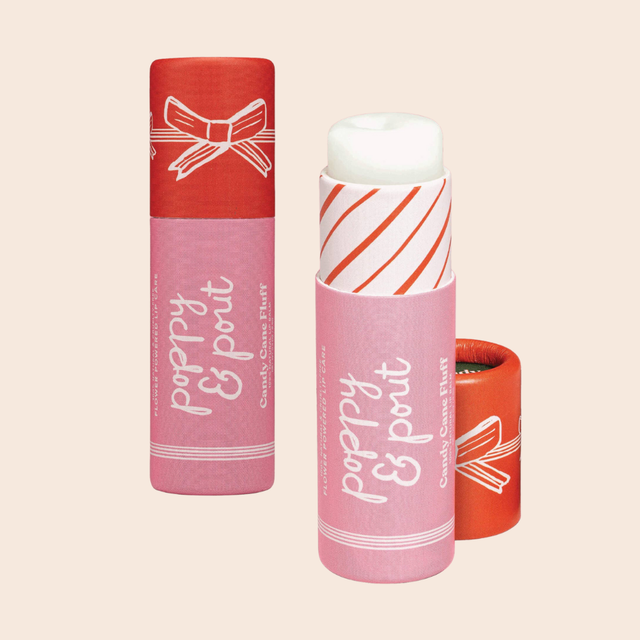 Candy Cane Fluff Lip Balm