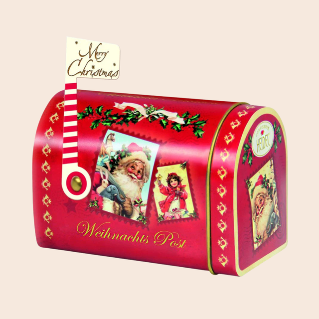 Christmas Chocolate Mailbox Tin