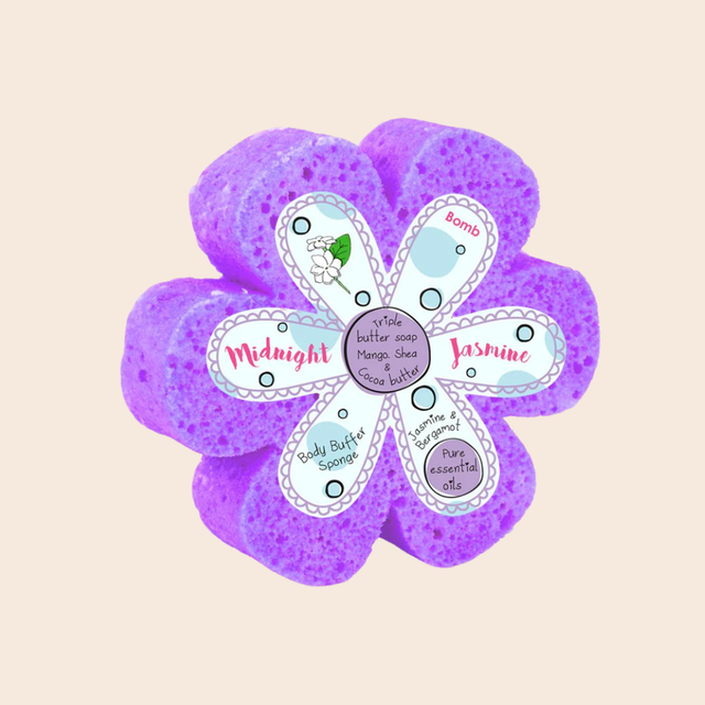 Midnight Jasmine Body Buffer Sponge