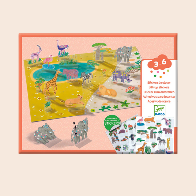 Lift Up Stickers: Animals