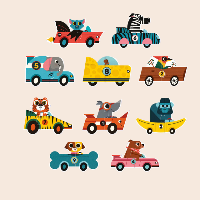 Racing Cars Duo Puzzles