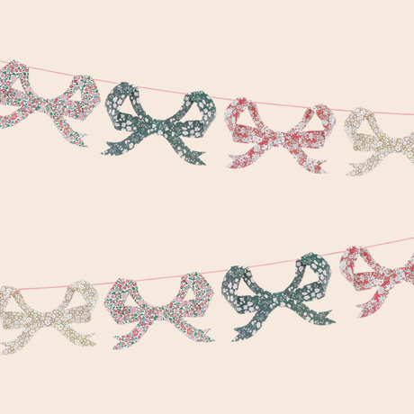 Meri Meri x Liberty Christmas Bow Garland