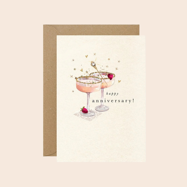 Coupe Cheers Anniversary Card