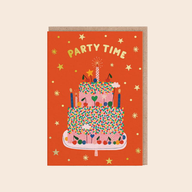 Party Time Cake Card