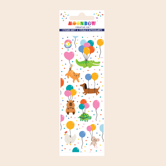 Party In The Air Hologram Stickers