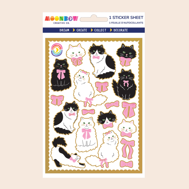 The Cat's Cravat Foil Stickers
