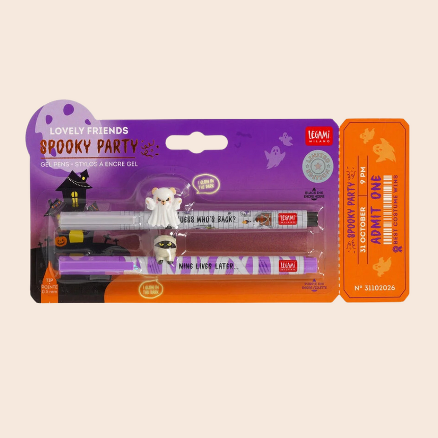 Spooky Party 2 Pack Gel Pens