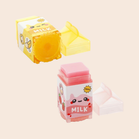 Foodiemals Milk Carton Lip Balm