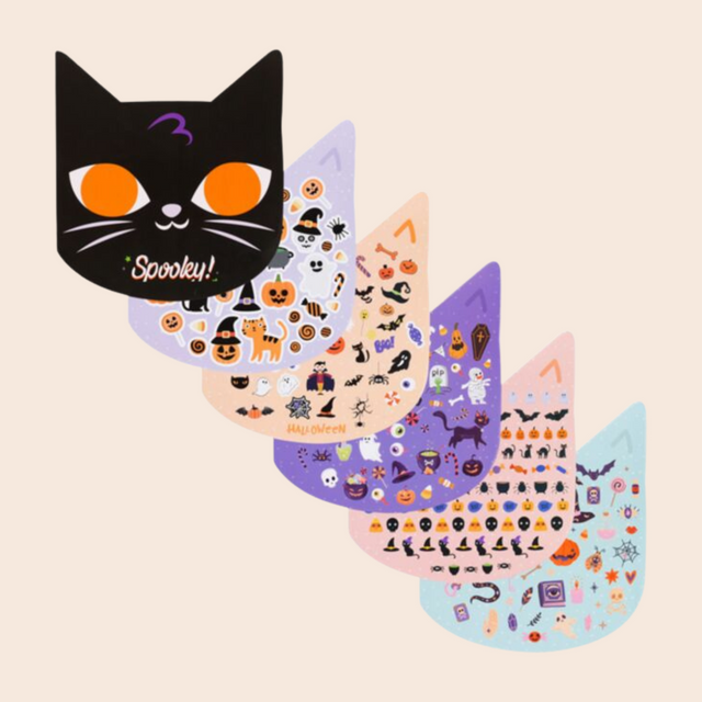Spooky Cat Sticker Book
