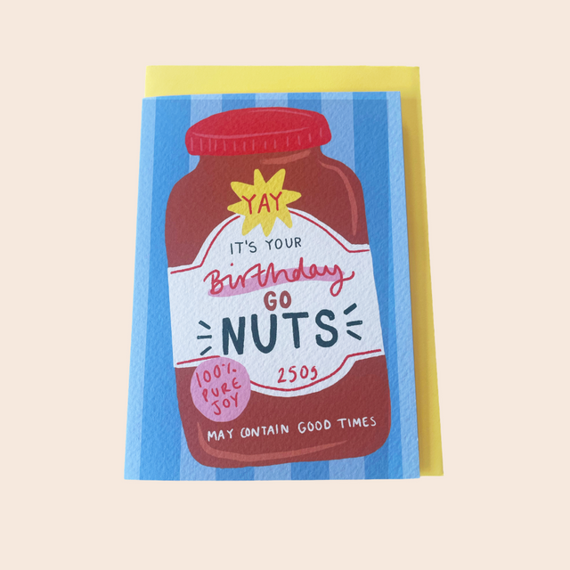 Go Nuts Birthday Card