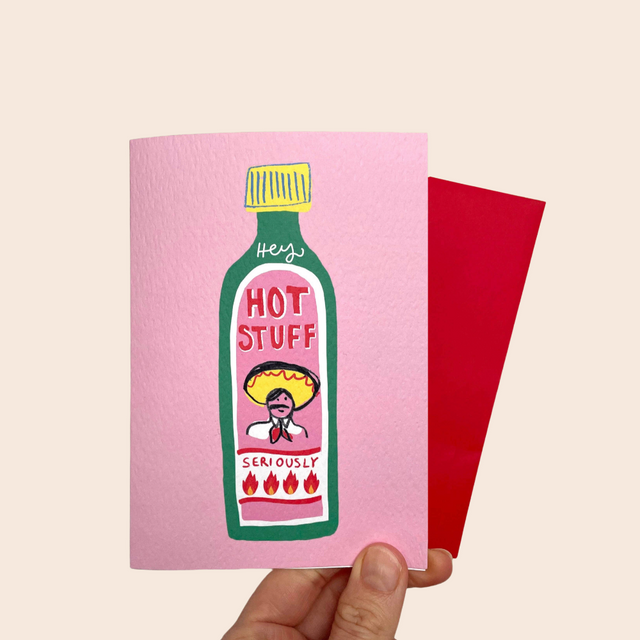 Hey Hot Stuff Card