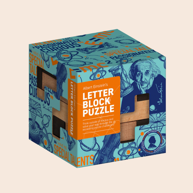 Einstein Collection: Wooden Letter Block Puzzle