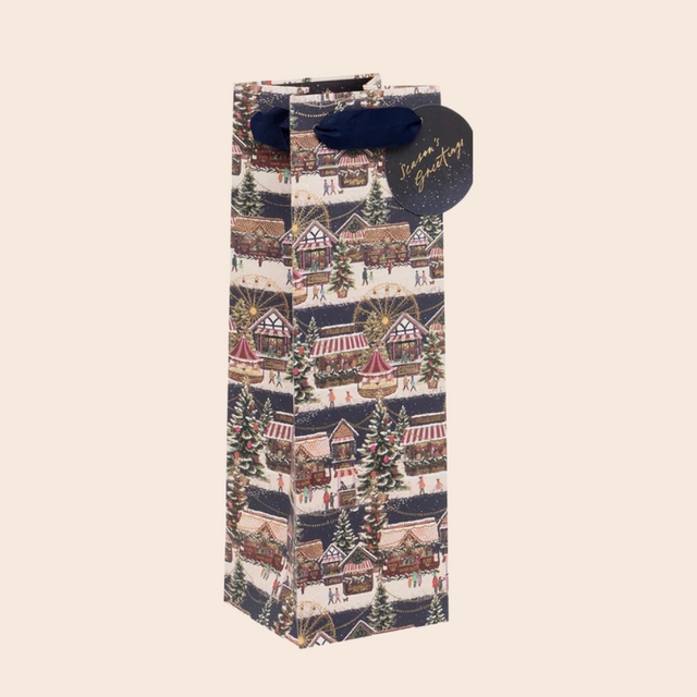 Christmas Market Bottle Bag