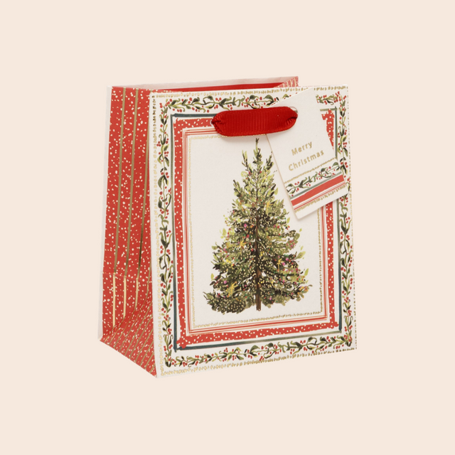 Small Pine Christmas Gift Bag