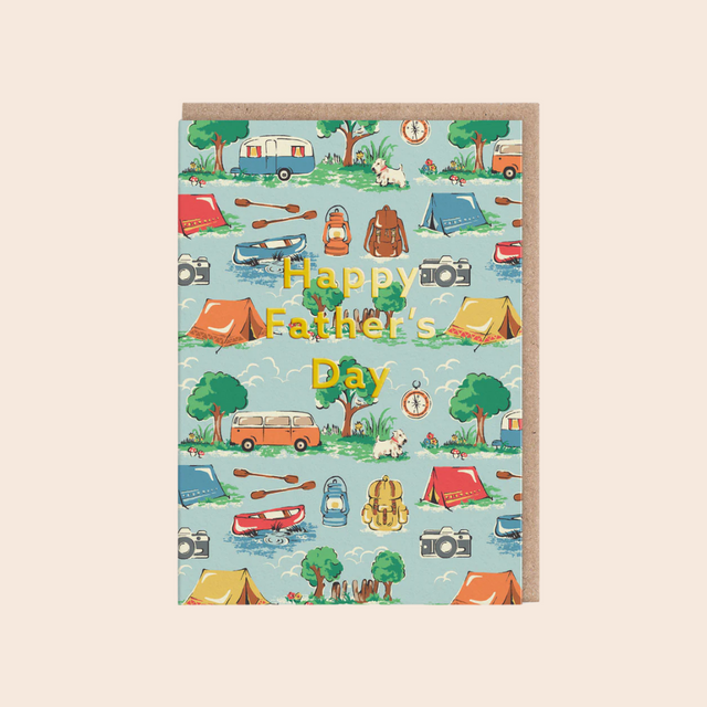 Camping Father's Day Card
