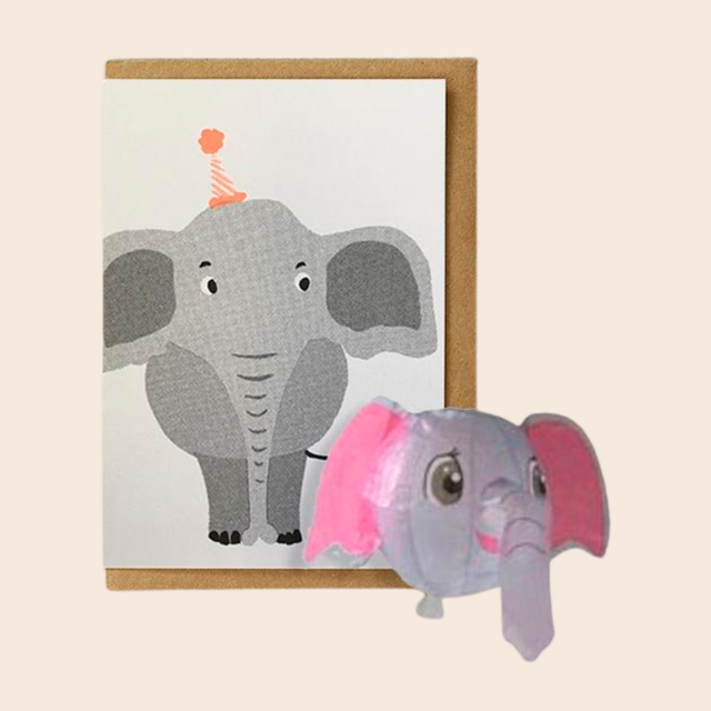 Elephant Balloon Card