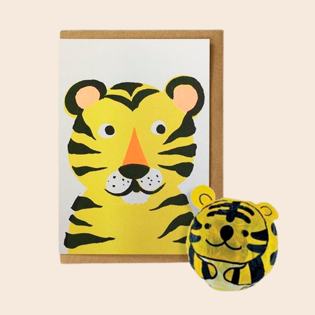 Tiger Balloon Card