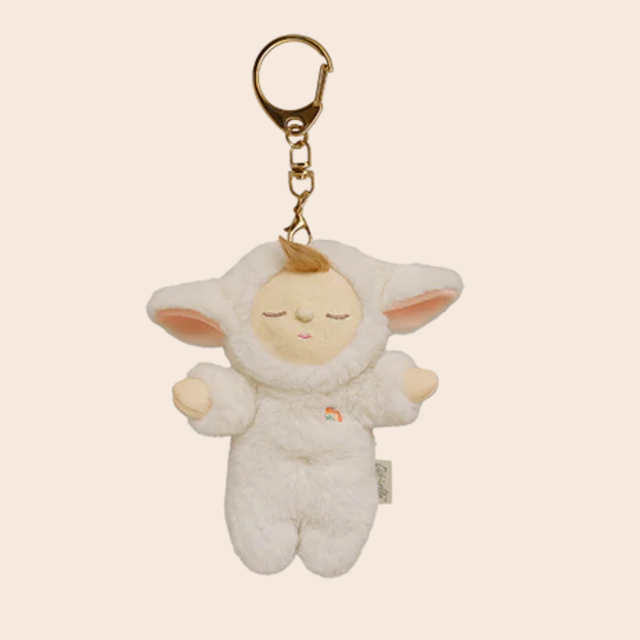 Lamby Pookie Cozy Bag Charm