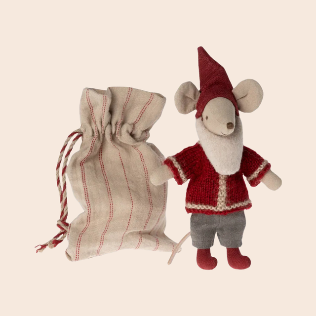 Maileg Santa Mouse