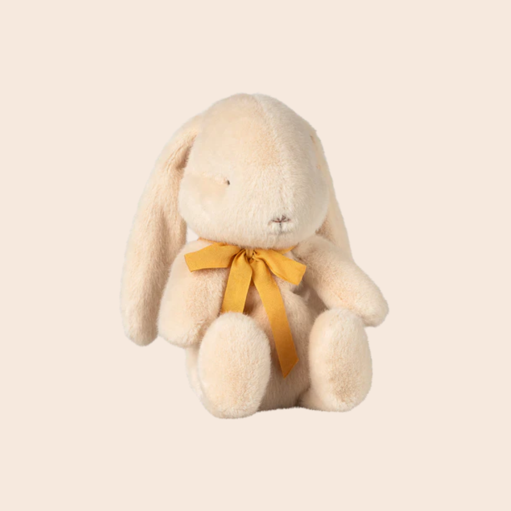 Small Plush Bunny: Cream