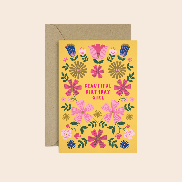 Beautiful Birthday Girl Card