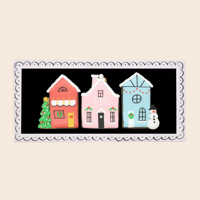 Christmas Village Biscuits