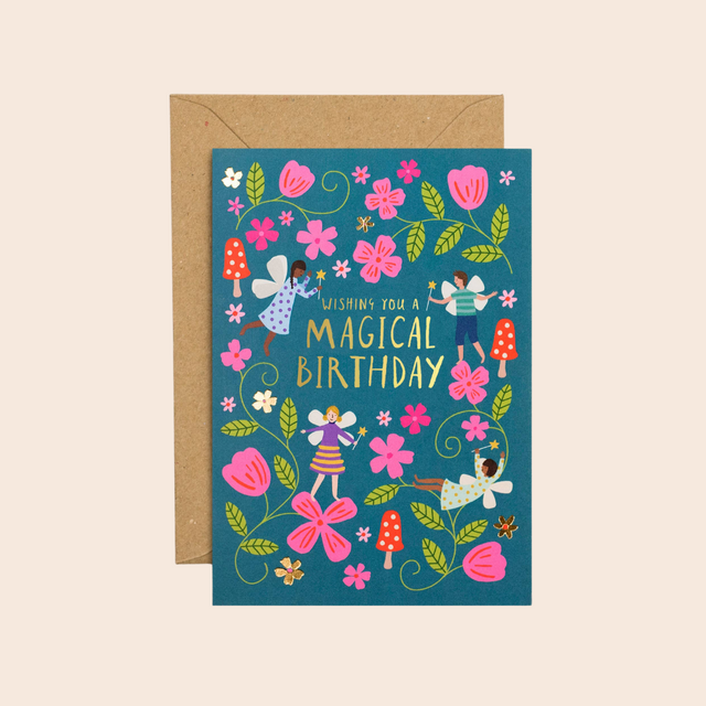 Fairy Garden Birthday Card