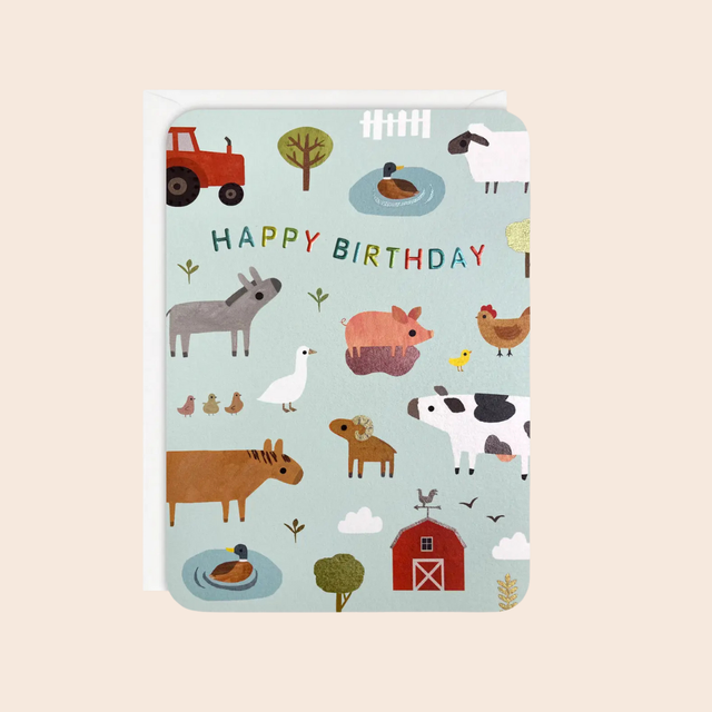 Birthday Farmyard Card