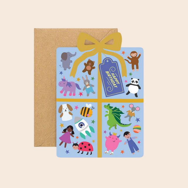 Wrapped in Wonder Present Card