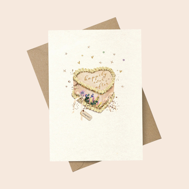 Happily Ever After Cake Card
