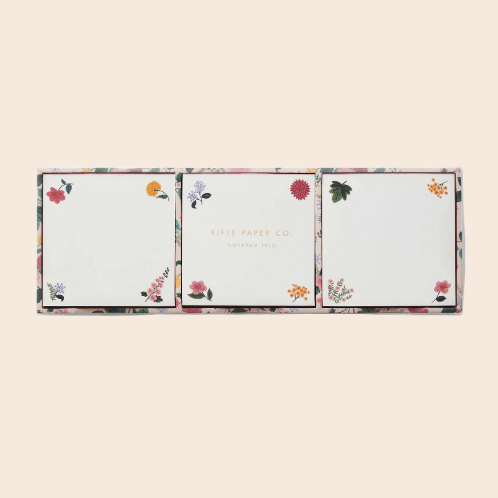 Dahlia Notepad Trio