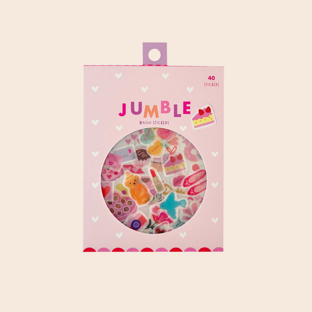 Love Jumble Washi Stickers