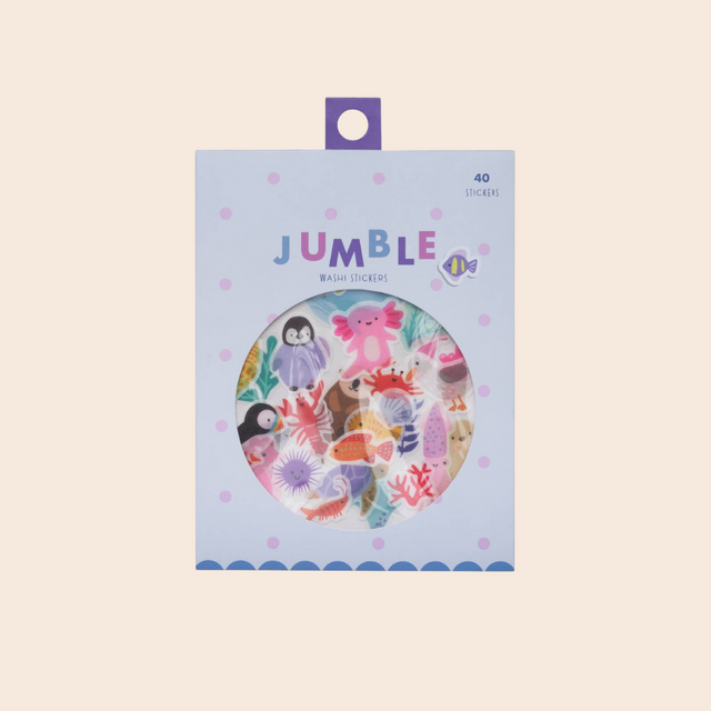 Ocean Wonders Jumble Washi Stickers