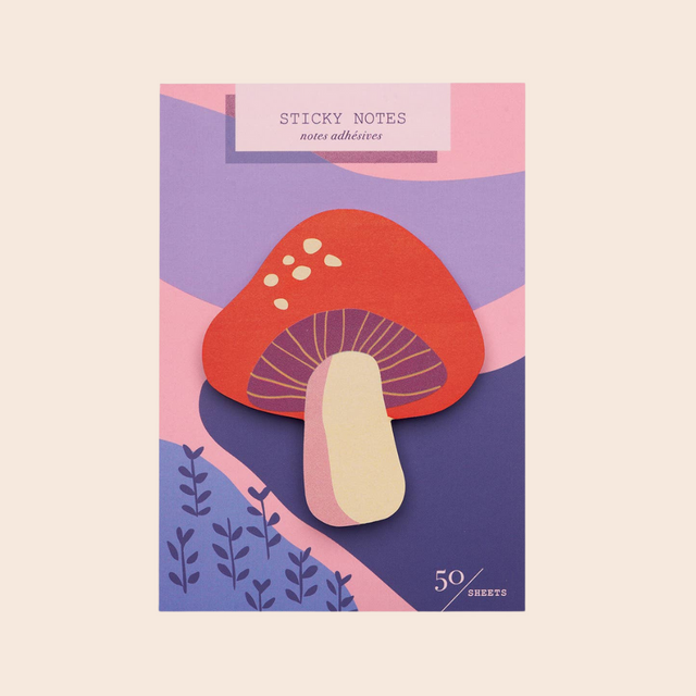 Mushroom Die Cut Sticky Notes