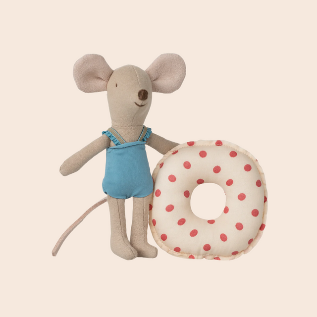 Little Sister Red Dot Beach Mouse