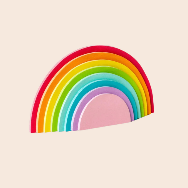 Rainbow Thoughts Sticky Notepad