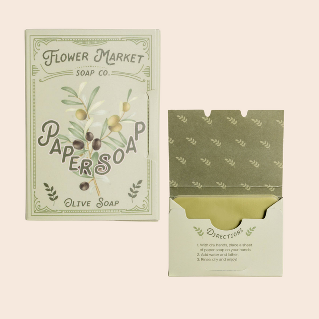 Olive Oil Paper Soap