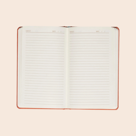 Celestial Terracotta Sun Bookcloth Journal