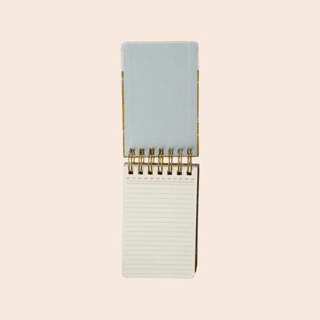 Vintage Floral Chunky Wired Notepad
