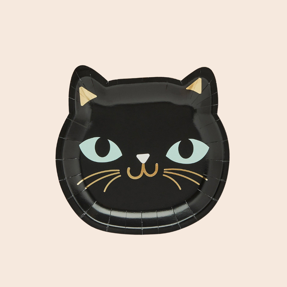Cat Paper Plate 8 Pack
