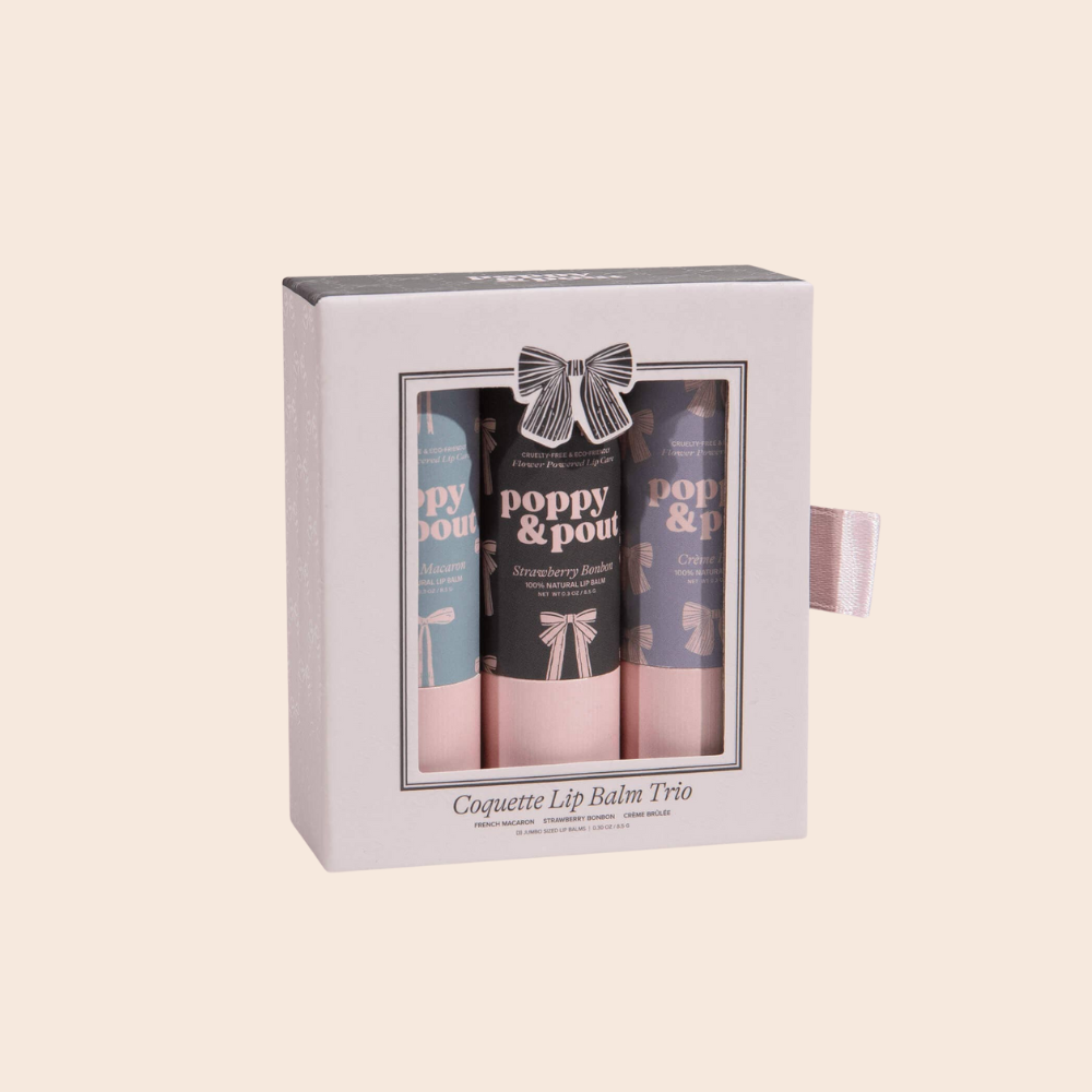 Gift Set, Lip Balm Trio, Coquette