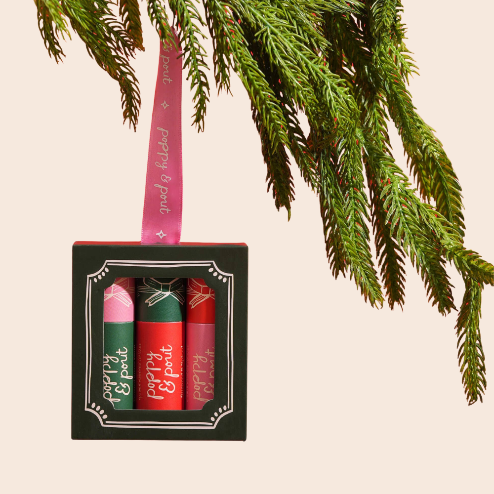 Limited Edition, Lip Balm Trio, Holiday, Ornament