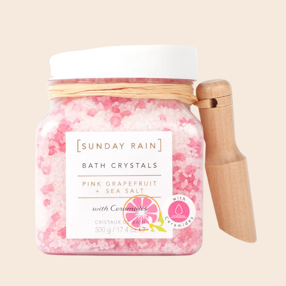 Pink Grapefruit & Sea Salt Bath Crystals