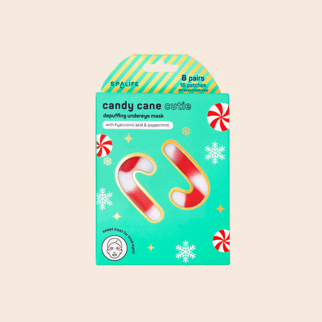 Holiday Candy Cane Depuffing Undereye Masks